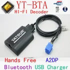Умный телефон Yatour BTA с Bluetooth и функцией громкой связи, A2DP, музыкальный автомобильный комплект для RD3 Peugeot Citroen RB2 RM2 Van-bus с Hi-Fi HFP