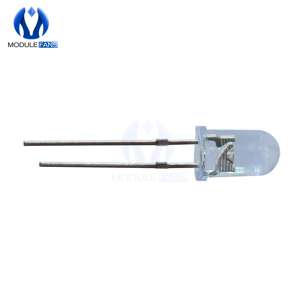 100 шт. 5 мм круглсветильник белые светодиодные лампы для освещения 1 8 3 4 в супер