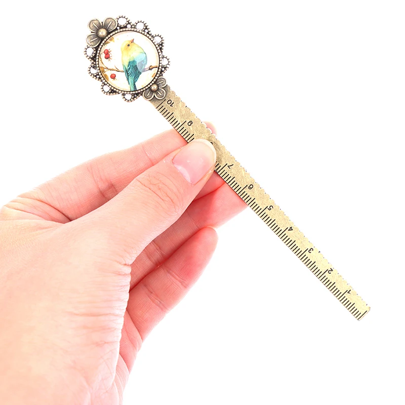

Vintage Metal Ruler For Needlework Measuring Tool DIY Handmade Craft Clothes
