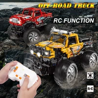 xingbao 2200222003 car series remote control buggy building blocks rc car bricks off road vehicle model kits collection toys