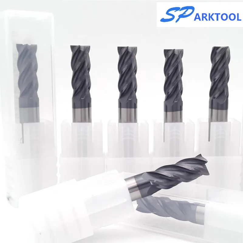 HRC60 специальный торцевой резак из нержавеющей стали 1-12 мм плоские концевые фрезы