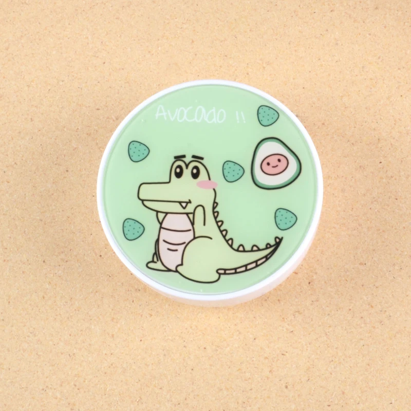 Чехол для контактных линз женская с зеркальцем и отделением под крокодиловую