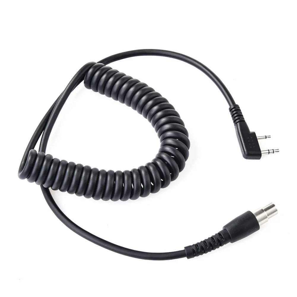 CC-MOT катушечный Шнур кабель для HYT Kenwood Baofeng 2-Pin к 5-контактный разъем | Мобильные