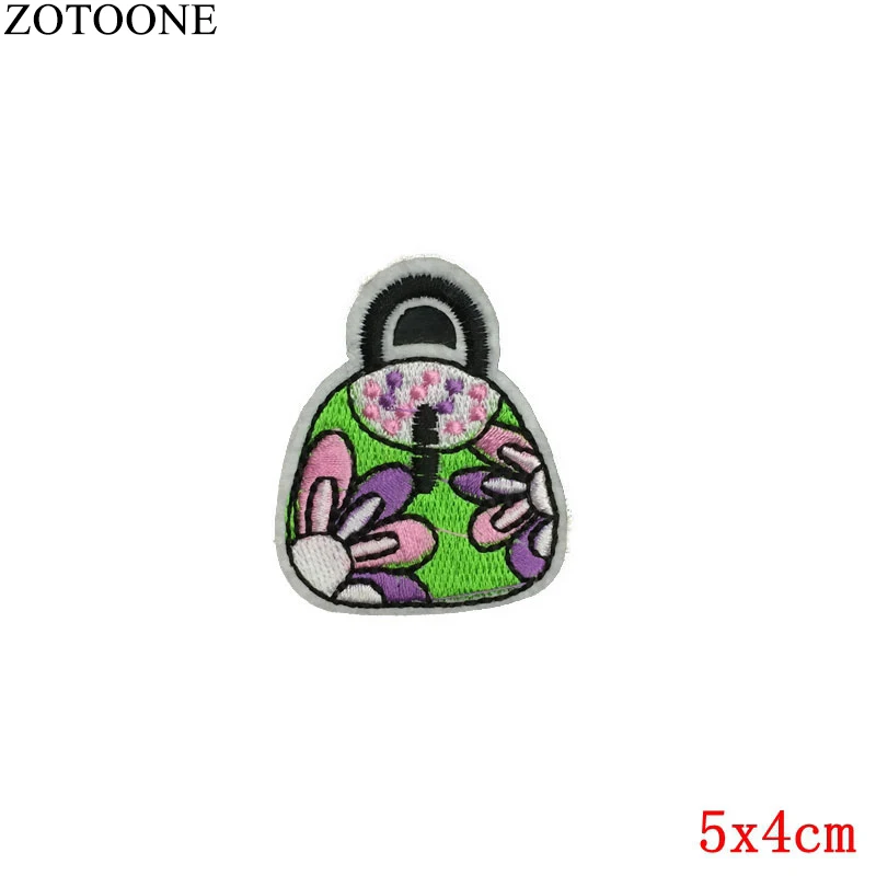 ZOTOONE пришить блесток Фламинго Роза Патч Сердце железа по письму значки, одежд наклейки дешевые вышитые патчи для Костюмы - Цвет: 282