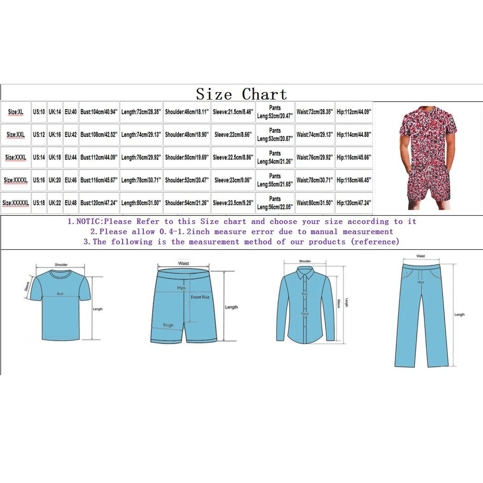 

3d Print Tshirt Set For Man Short Sleeve Round Collar Sportswear Fitness Loose Pattern Men's Clothing Summer 3d T-shirt Sets