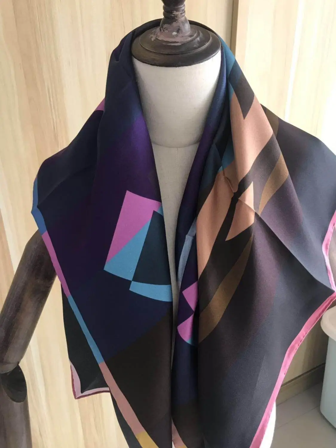 

Платок женский из 2020 шелка, квадратный, 90 х90 см, 100%