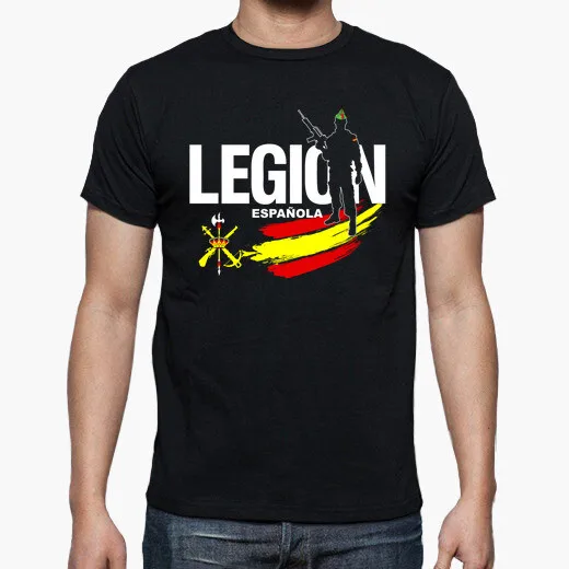 

Legion Espanola Spanish Foreign Legion T-Shirt. Summer Cotton Short Sleeve O-Neck Mens T Shirt New S-3XL