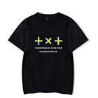 Коллекция 2020TXT, футболка с изображением альбома с надписью The Dream, с коротким рукавом завтра X TOGETHER, новая модная повседневная Уличная одежда, Топ
