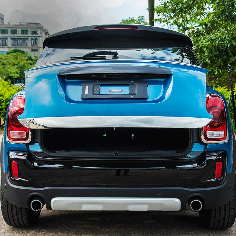 Накладка на заднюю дверь багажника из нержавеющей стали накладка крышку для мини