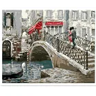 Набор для рисования маслом по номерам на холсте, живописный рисунок сделай сам, для детей и взрослых, подарочный набор для домашнего декора