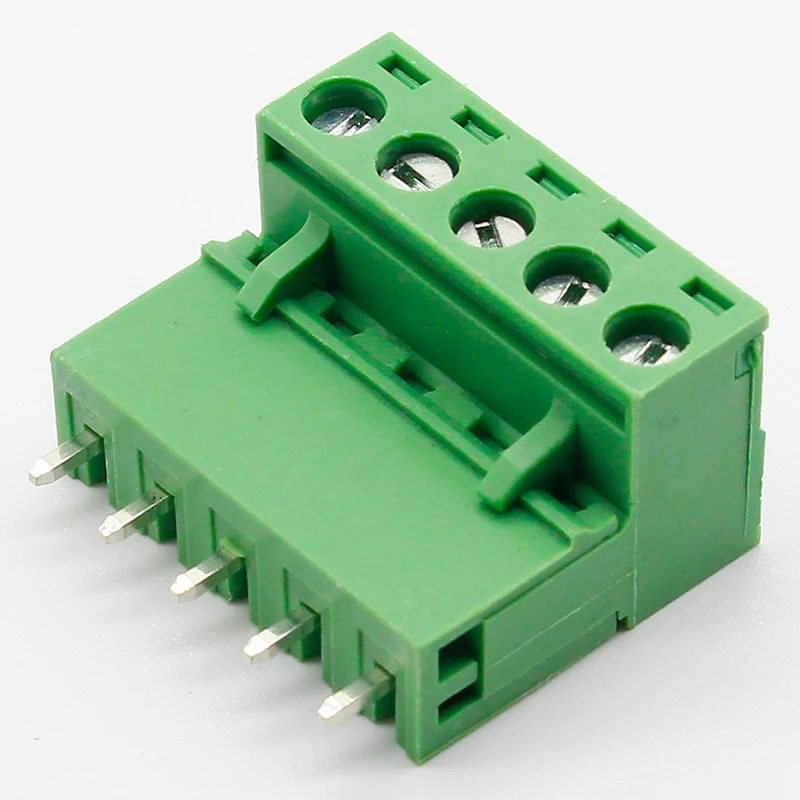 10 комплектов штепсельная вилка ht5.08 5pin Тип 300V 10A 5 08 мм разъем шаг pcb винт клеммный