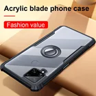 Для OPPO Realme C15 акриловая подставка из ТПУ для смартфонов Narzo 30 20 8 7 V13 C21 C11 C12 C17 C20 X50 Pro 2021 2020 4G