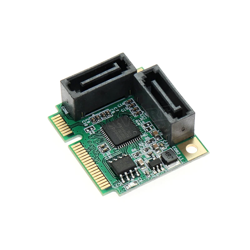 2 Порты Mini PCI-E PCI Express SATA 3 0 конвертер жесткого приводной удлинитель карты с