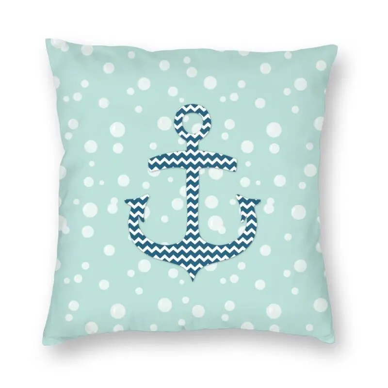 Модный чехол для подушки с морским якорем и пузырьками домашний декор 3D