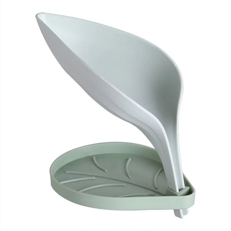 

Soap Box Creative Leaf Soap Box Portable Toilet Soap Holder Bathroom Multifunctional Soap Rack