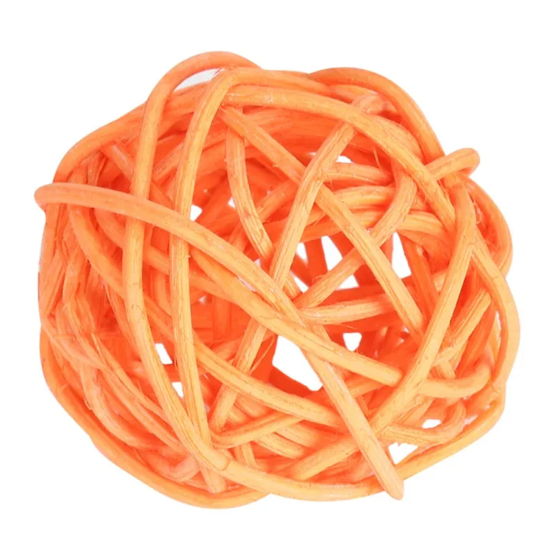 Плетеная трость из ротанга красочные игрушки для кошек колокольчики мячи игры в