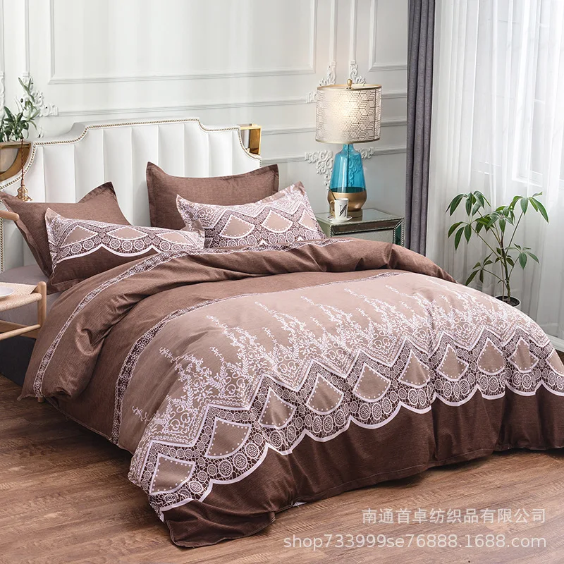 

Hot-selling Bedding Fresh and Beautiful American Style Quilt Cover Pillowcase No Sheet Set