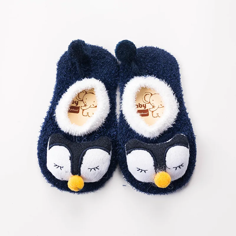 

Autumn and Winter New Cute Children's Socks Three-dimensional Cartoon Dolls Floor Non-slip Socks Baby Boys Girls Warm Socks