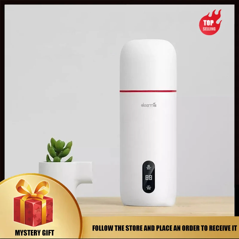 Оригинальный Портативный электрический чайник Deerma Термокружка кофейный