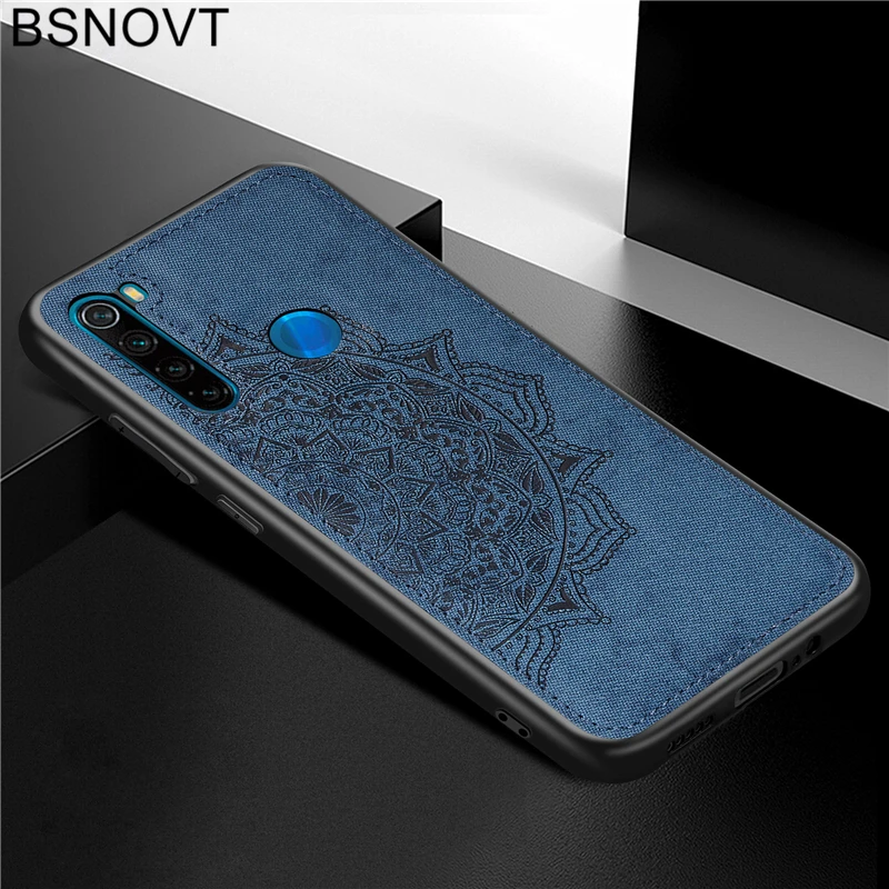 

For Xiaomi Redmi Note 8T Case Frame Cloth Fabric Patterned Dirt-resistant Case For Xiaomi Redmi Note 8T Case For Redmi Note 8T