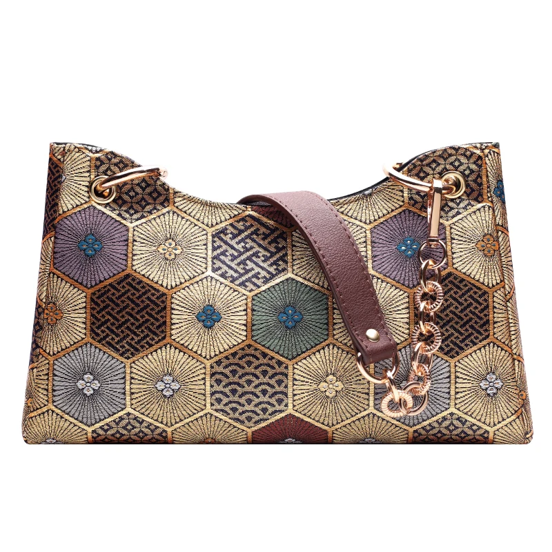 

Japanese Western Woven Baguette Bag Retro 2021 New Women's Bag designer bags luxury