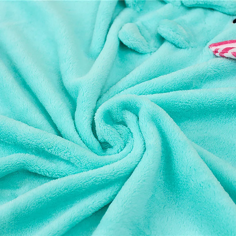 1pc cartoon animal blanket beach towelshome cute decoration accessories blankets for beds ultra soft amp cuddly wearable | Дом и сад