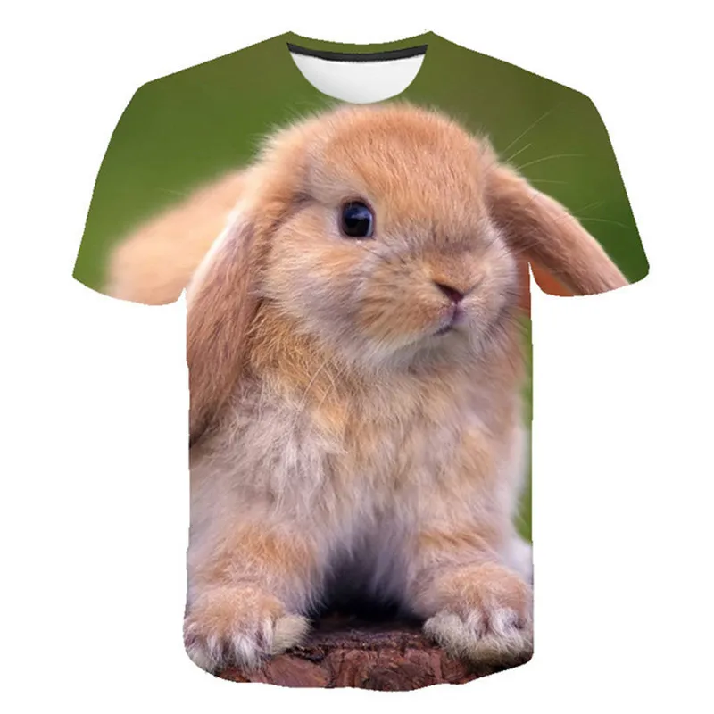 

T-Shirts Girls Clothes Boys Anime Children 3D T-Shirt Kids Summer Fox Lively Cute Funny Baby T Shirts Tops Camisetas De Mujer