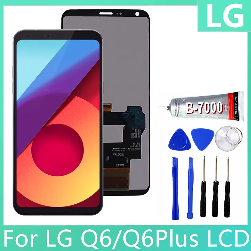 Для LG Q6/Q6 Plus LG-M700 M700 M700A US700 M700H M703 M700Y ЖК-дисплей с рамкой