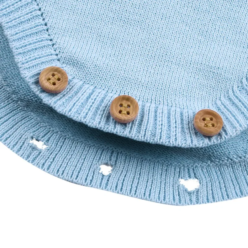 

Infant Baby Girls Clothes Autumn Cartoon Print Short Sleeve Knit Rompers Kids Boys Jumpsuit Rompers for Babe Clothes