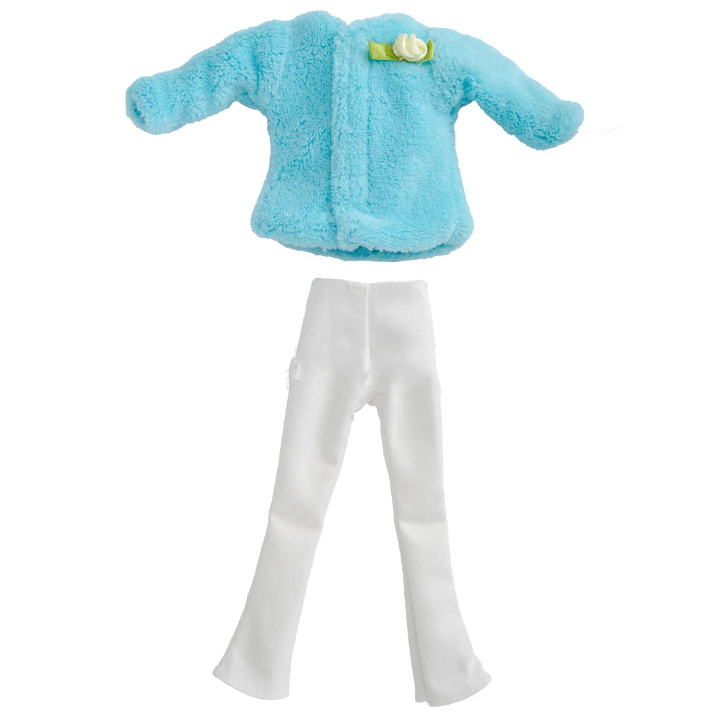 2 шт./компл. аксессуары для кукол зимняя одежда теплое меховое пальто плюшевое