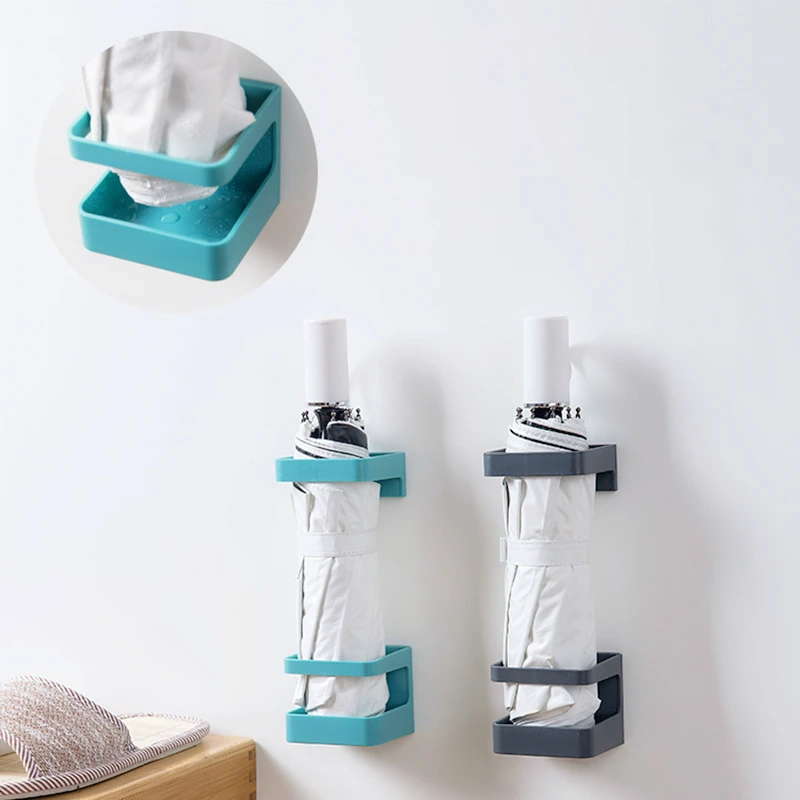 Простая настенная зонтница пластиковая подставка для зонта зонтик с длинной