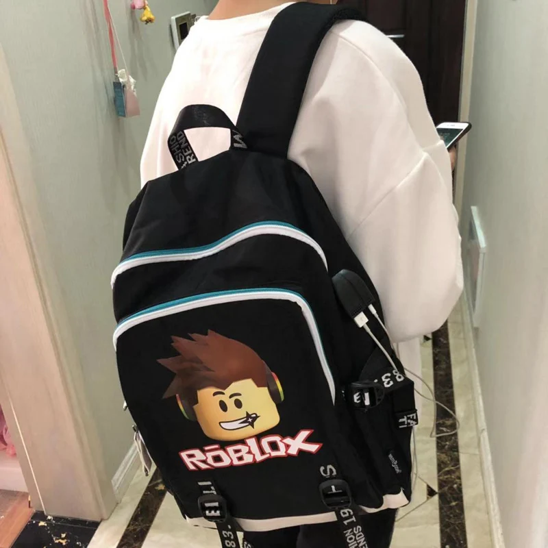 Рюкзаки Roblox для школы многофункциональные рюкзаки с usb зарядкой мальчиков