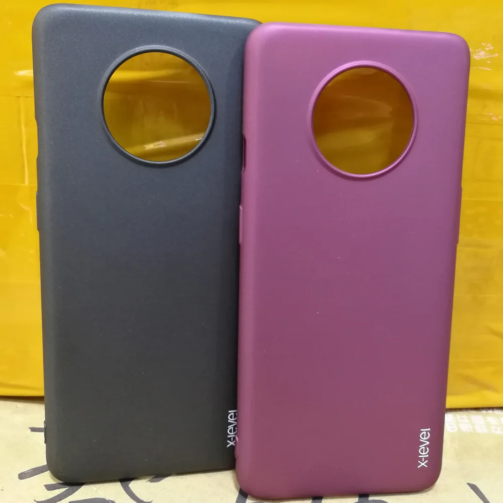 Мягкий силиконовый чехол X Level для Oneplus 7T Pro Ультратонкий матовый защитный из ТПУ 1 +
