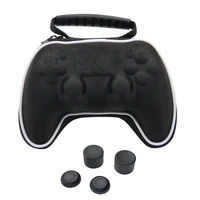 for sony playstation 5 ps5 controller gamepad shockproof eva case protective cover box shell travel carrying bag w thumb grips