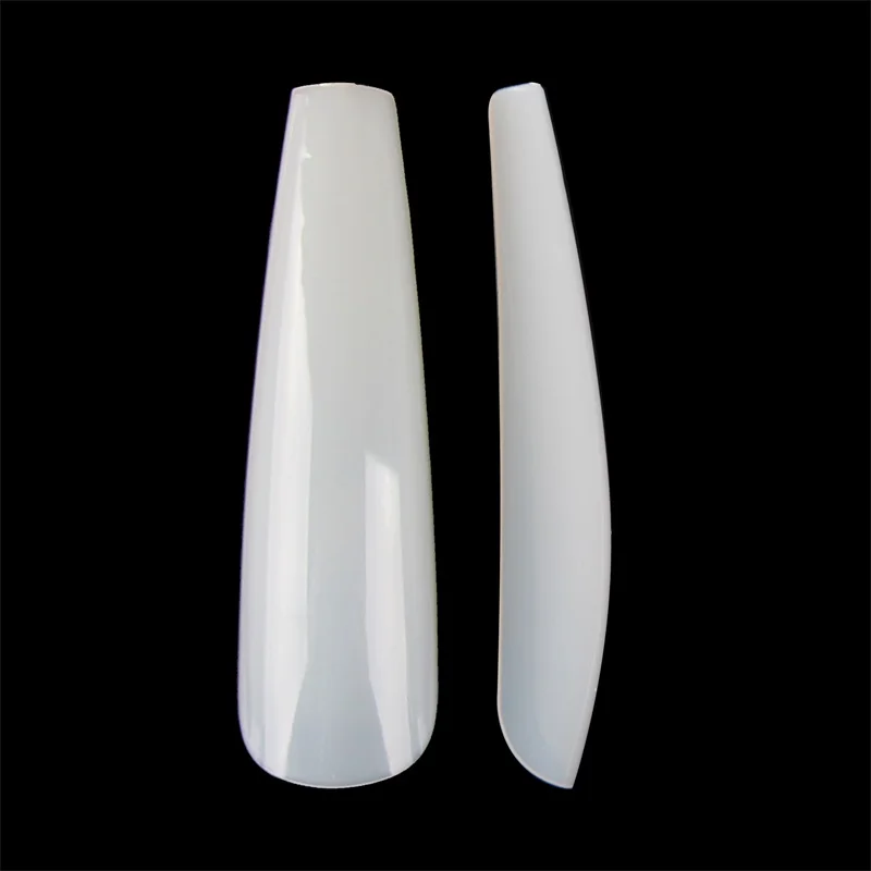 

120Pcs XXL Extra Long T-Shaped Ballet Coffin False Nails Full Cover Extention Fake Nails For Salon Supply