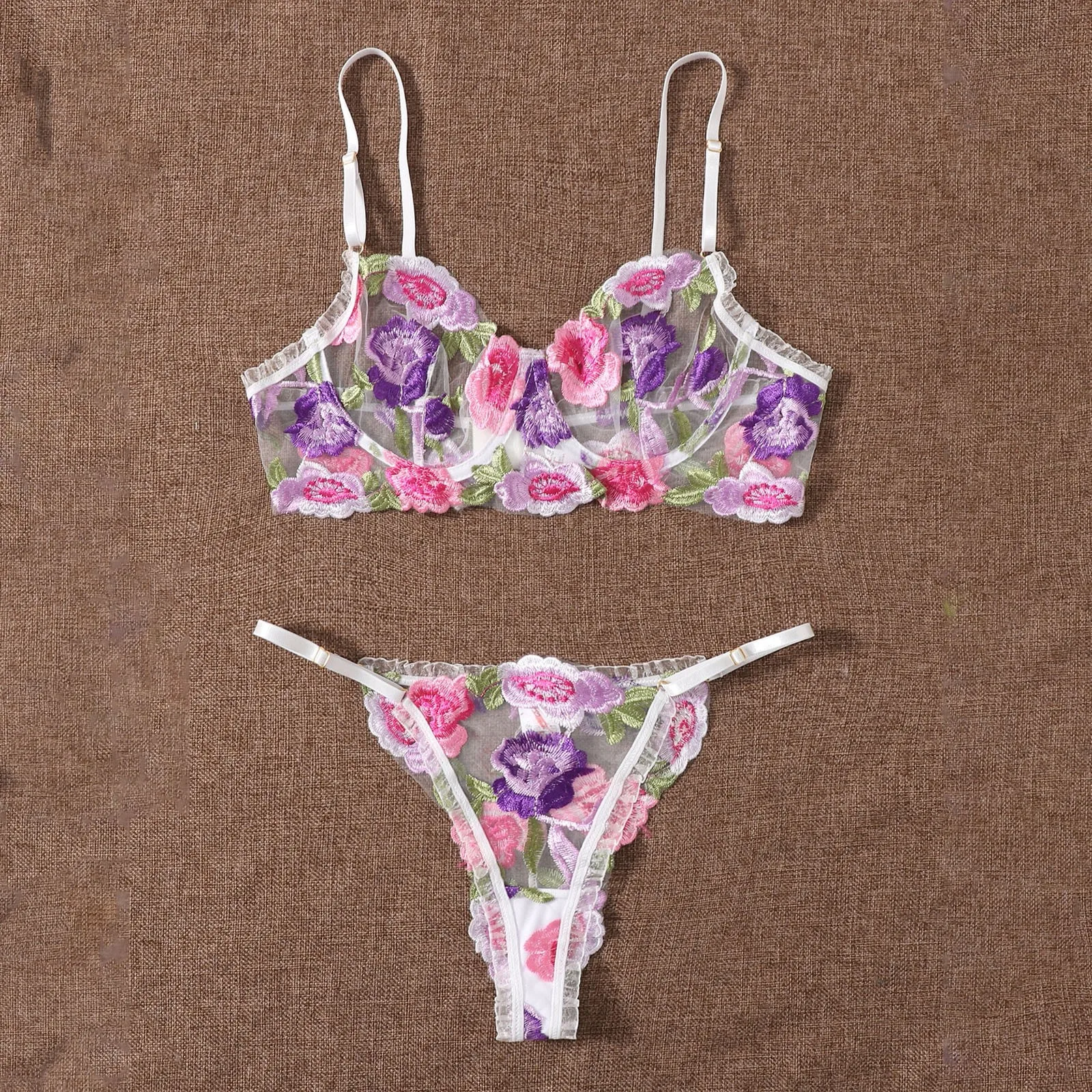 Женский сексуальный комплект нижнего белья для медового месяца стринги с