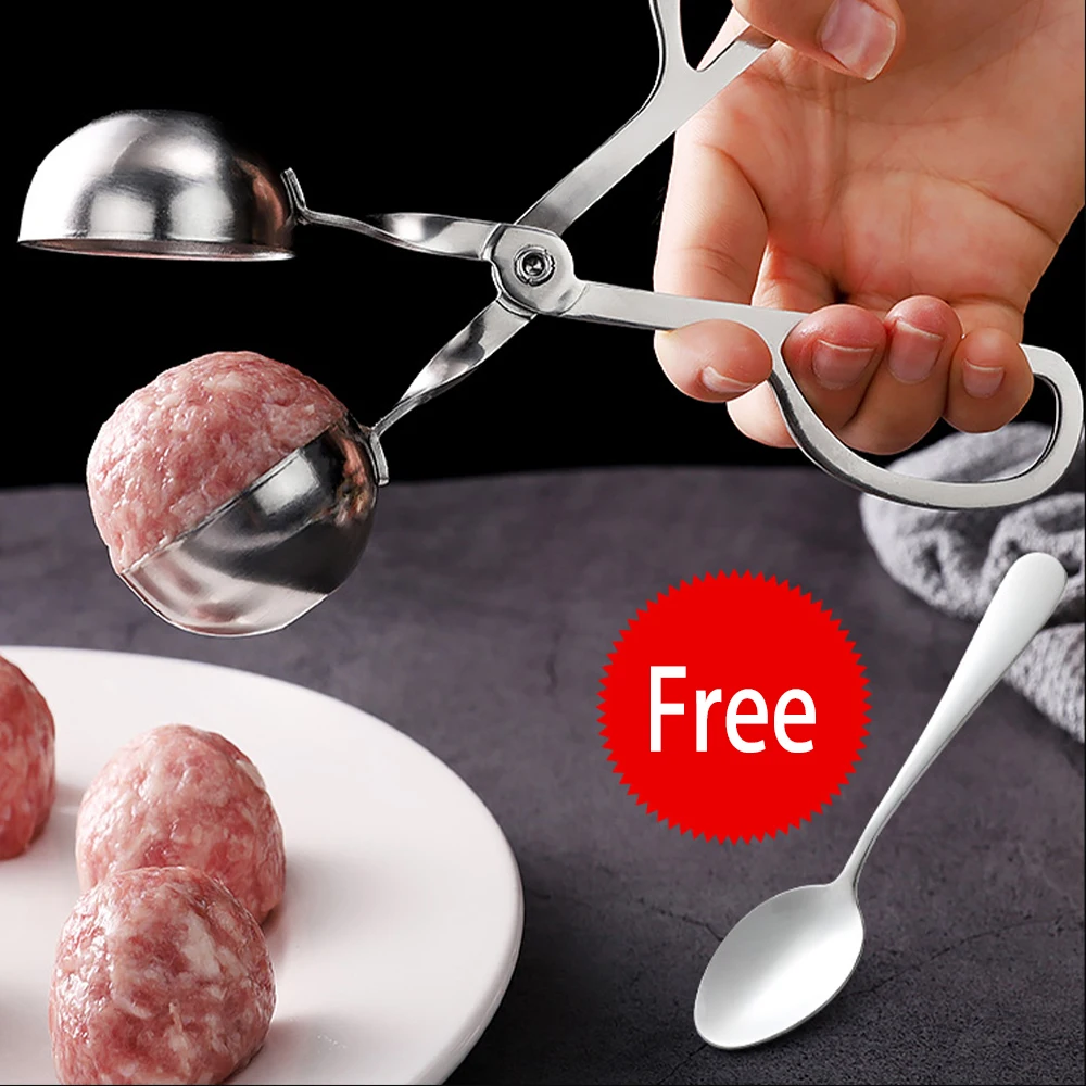 Кухонная удобная машина для фрикаделек нержавеющая сталь Зажим фаршированных