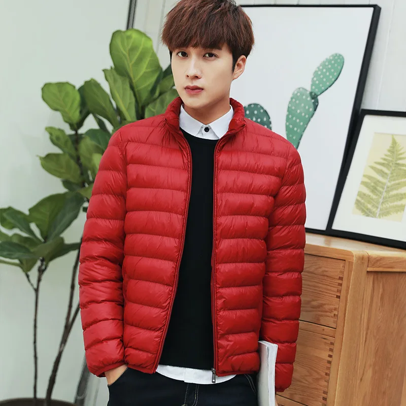 Зимняя мужская куртка 2019 новая хлопковая стеганая толстая пуховая Куртка парка