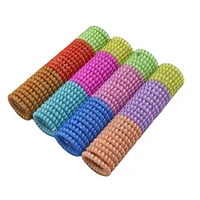lots 100 pcs spot dot telephone wire line rubber band elastic hairbands hair rope for scrunchy gum 5 5 cm