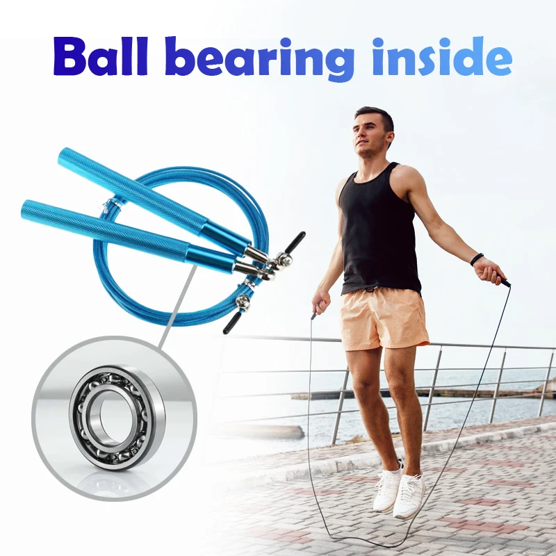 Скакалок прокатки Скакалка для занятия спортом дома MMA Бокс Фитнес скакалка