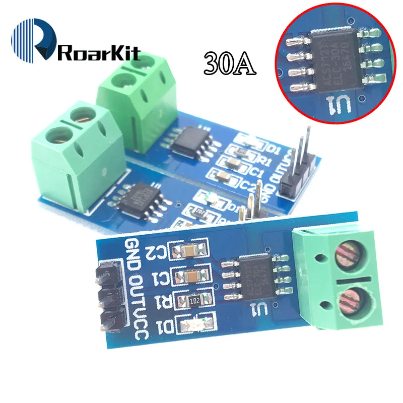 Лидер продаж ACS712 5A 20A 30A диапазон зал Текущий сенсор модуль ACS712 модуль для Arduino - Цвет: 30A