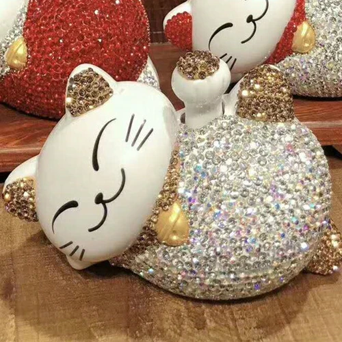 Автомобиль счастливый кот кукла качалка 4 шт. автомобильные аксессуары фэн шуй