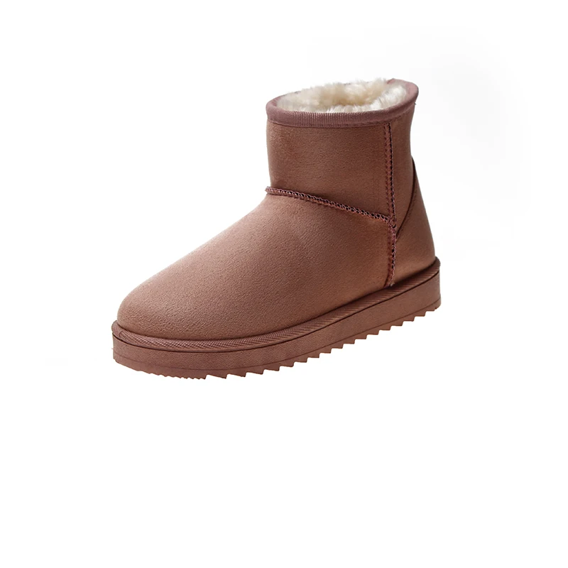 Aleafalling/Классические Теплые ботинки на шнуровке женские хлопковые Модные