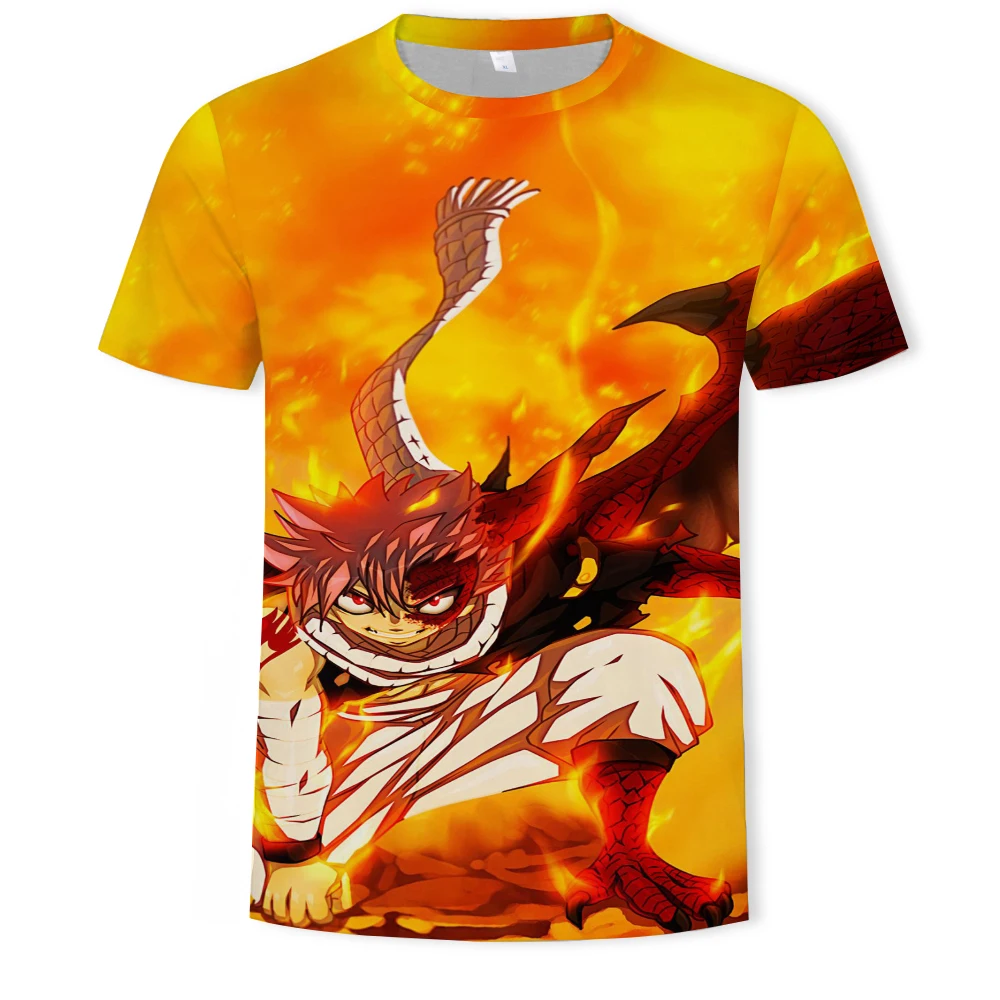 

2021 Japanese animation My Hero Academia 3D graphic T-shirt hip hop Harajuku men's T-shirt short sleeve soft texture streetwear