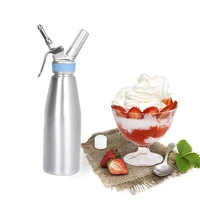 whipped cream dispenser cream foaming agent 1000ml handheld whipping cream maker with 3 stainless steel tips
