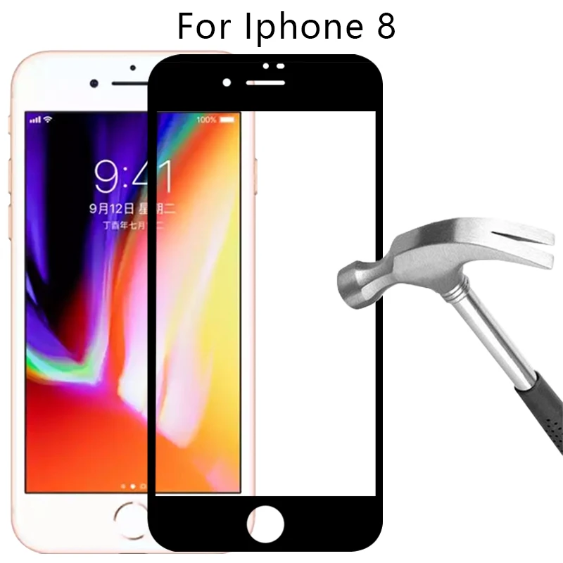 

protective glass for apple iphone 8 screen protector tempered glas on i phone 8 iphone8 safety film apple8 i8 iphon aphone ifone