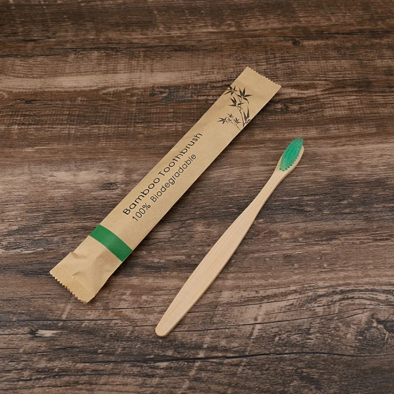 Bamboo Resuable Toothbrushes Portable Adult Wooden Soft Tooth Brush for Home Travel Hotel use Eco friendly toothbrush TXTB1 | Красота и