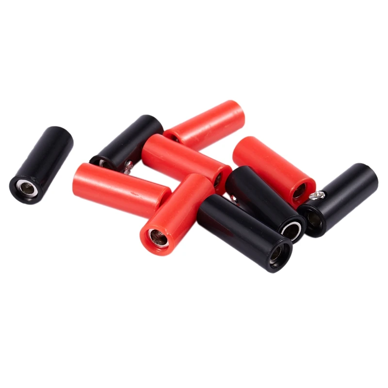 

10 Pcs Speaker 4mm Banana Jack Female Socket Bullet Connector Adapter