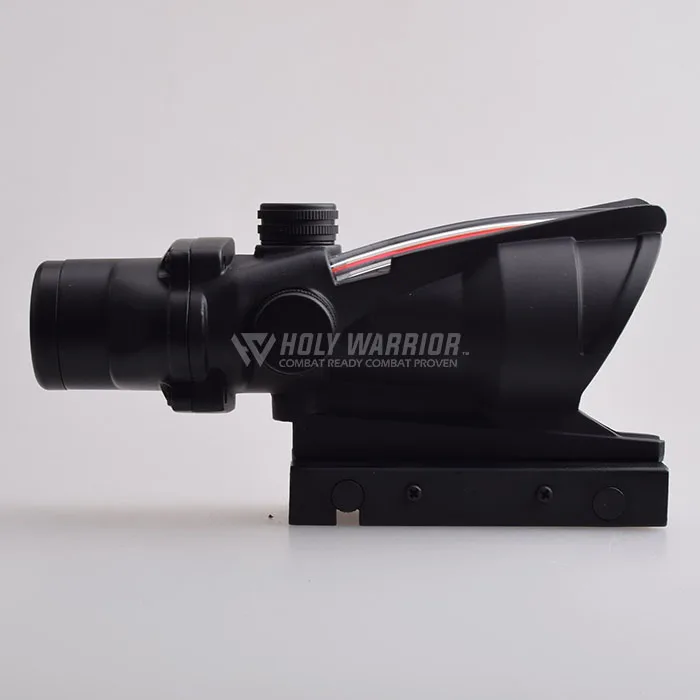 HW Охотничий Прицел ACOG TA31 4X32 оптика из настоящего Волокна Красная точка с подсветкой шеврон стекло тактический оптический прицел