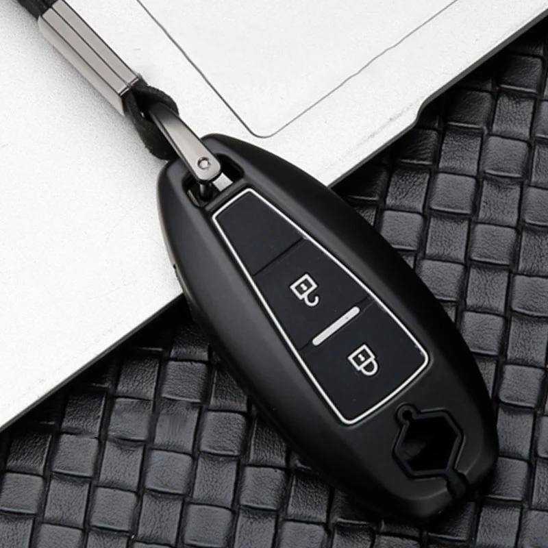 Цинковый сплав + силиконовый автомобильный чехол для дистанционного ключа от
